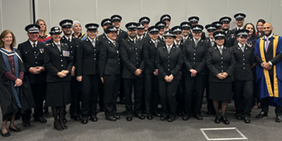 News article: North Yorkshire Police’s first cohort of apprentice police officers graduate