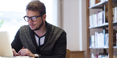 Man at computer