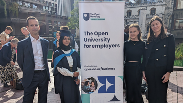 Article: First ever Uber-funded graduates celebrate Open University degrees.